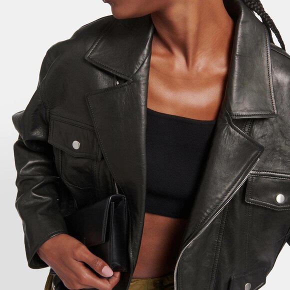 Nili Lotan Lenny Leather Jacket - Picture 7 of 12